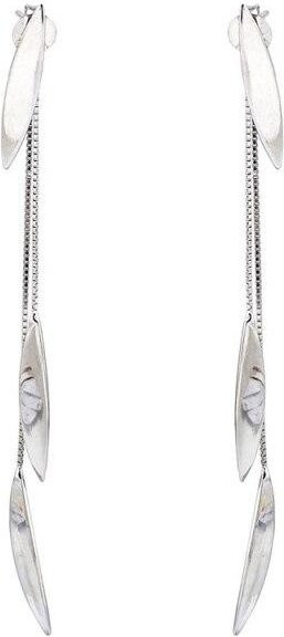 Ohrringe 925 Sterling Silber, Quaste, Tropfen, Damen - Bild 1