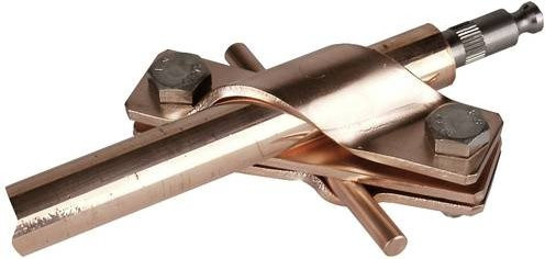 DEHN Anschlussschelle AS S TE 20 7.10 FL40 CU in Silber - Bild 1