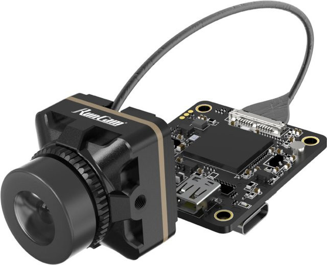 RunCam Split-H FPV-Kamera mit Steuerplatine, 1080P Aufnahme, HDMI-Ausgang und integriertem Mikrofon, Schwarz - Bild 1