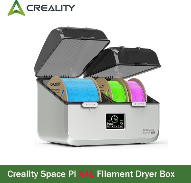 Creality Space Pi X4L Filament-Trocknungsbox mit dualen unabhängigen Kammern und 75 °C Heizung für PLA, PETG und TPU - Bild 1