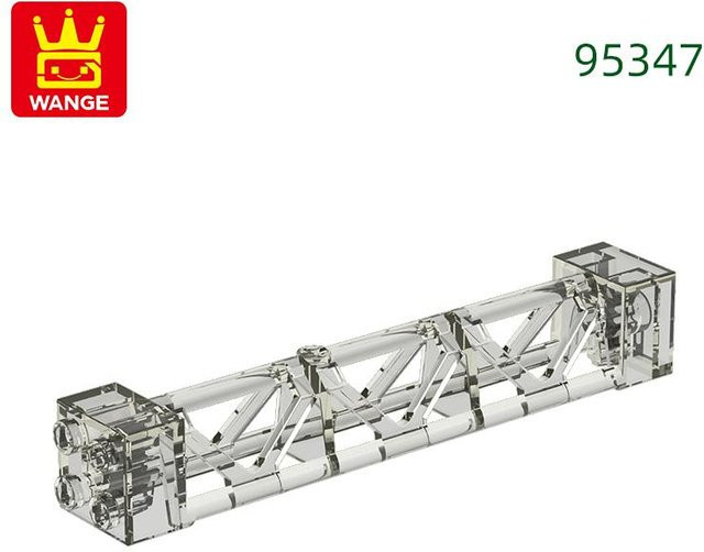 Yiran toy 95347 Stütz-Grundplatte Ständer Säule Bausteine, 17-teiliges Set, bunt / mehrfarbig - Bild 1
