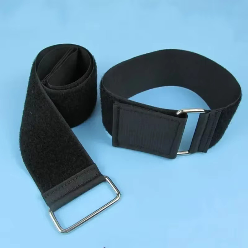 Klettverschluss Frachtgurt aus Nylon in Schwarz für Motorrad, Auto und Camping, Breite: 5 cm - Bild 2