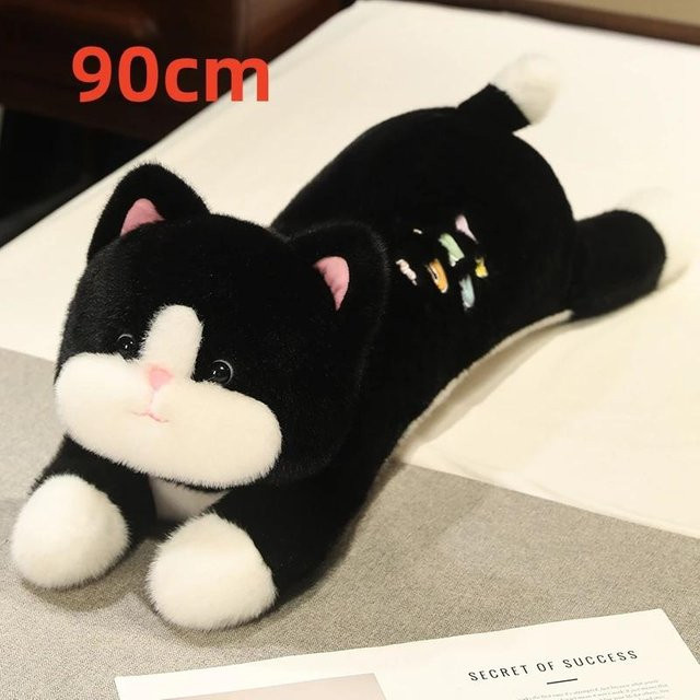 Yiran toy Schwarze Katze Plüschtier, Schwarz - Bild 1