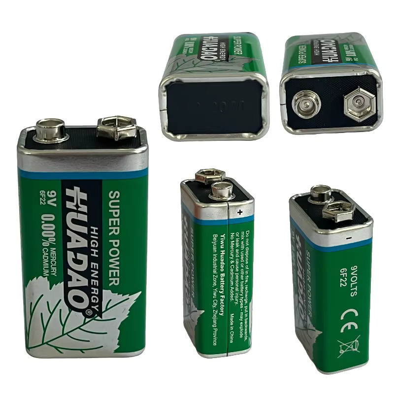 SUYIJIA 9V Alkalibatterie 1100mAh Einweg-Blockbatterie für Mikrofone, Multimeter und Rauchmelder - Bild 3
