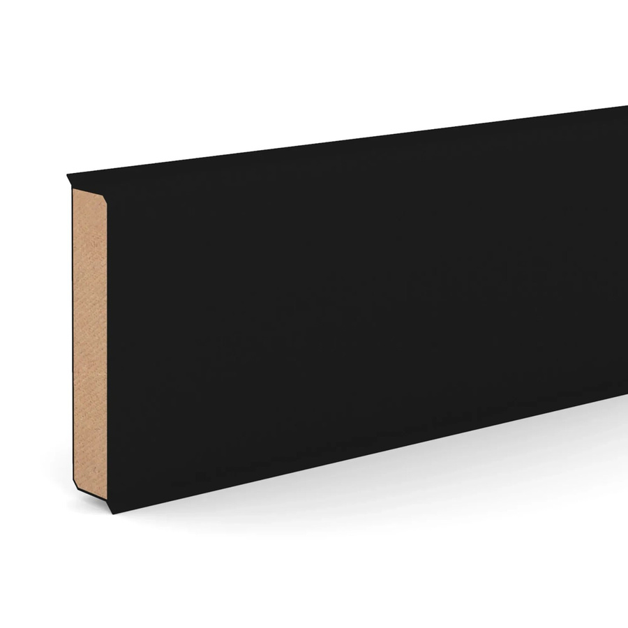 Döllken Profiles Kernsockelleiste Cubu Flex Life 80 Schwarz 2,5 m - Bild 2
