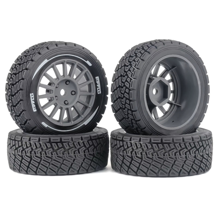 MJX 14303 Hyper GO Reifenradnabe, 58mm Reifen, 12mm, 1:14, Schwarz - Bild 2