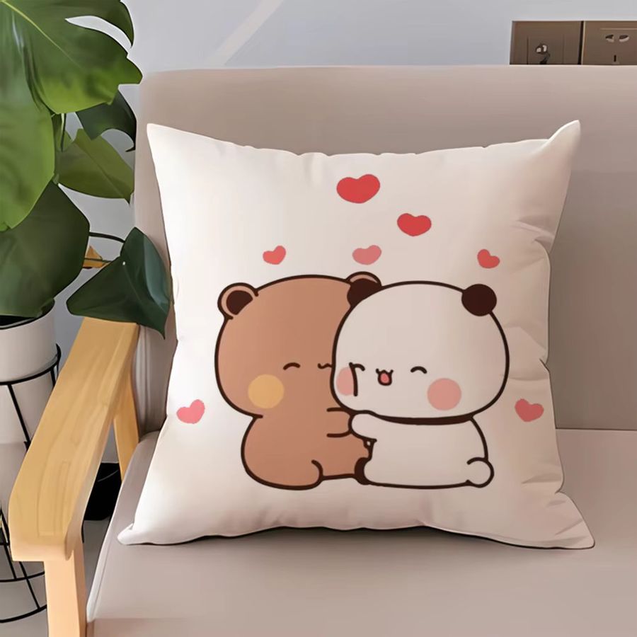 BUBU DUDU Kissenbezug in Weiß mit ästhetischem Design, B/B/H: 45 x 45 cm - Bild 2