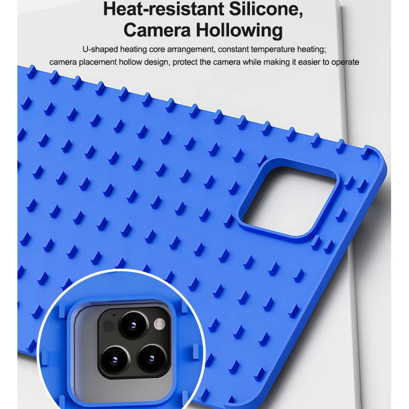 SUNSHINE LS3 PLUS LCD-Bildschirm-Splitter mit Heizplatte und Trennmatte für Handy- und iPad-Reparatur in Blau, B/T/H: 40,5 x 25,0 x 0 cm - Bild 4