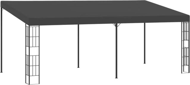 vidaXL Wand-Pavillon Anthrazit aus Polyester und Stahl B: 6 m, T: 3 m, H: 2,62 m - Bild 1