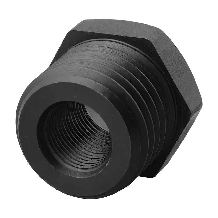 DAZZLEEX Drehspindel-Adapter M33x1,5 mm auf M18x1,5 mm für Spannfutter als Zubehör zur Holzbearbeitung in Schwarz - Bild 3