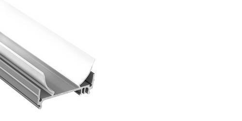 Barthelme LED-Profil Einbau Aluminium Silber und Weiß - Bild 1