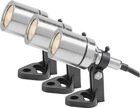FIAP Light Active Trio LED Garten- und Unterwasserbeleuchtung aus Messing in Silber - Bild 1