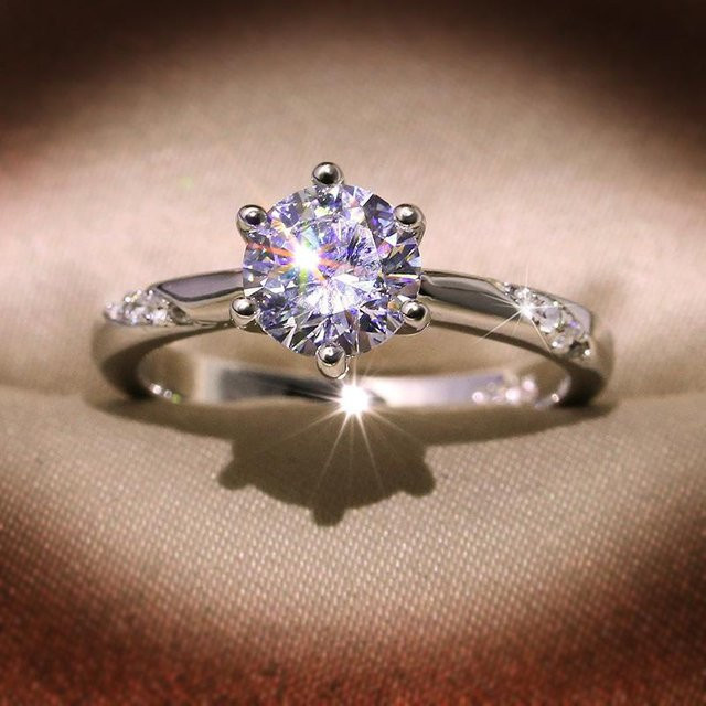 YIRAN Ring, Acht Herzen Acht Pfeile, Zirkonia, Damen - Bild 1