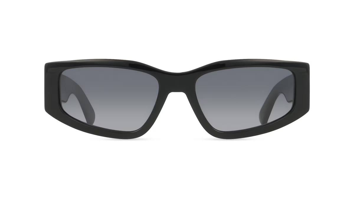 Moschino MOS186/S Sonnenbrille, Vollrand, Eckig, Metall, Unisex, schwarz - Bild 1