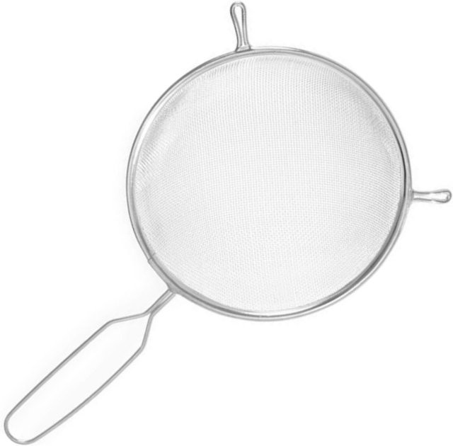 Hendi Stahlsieb rund mit feinem Maschengewebe in Silber, Durchmesser: 18 cm - Bild 1