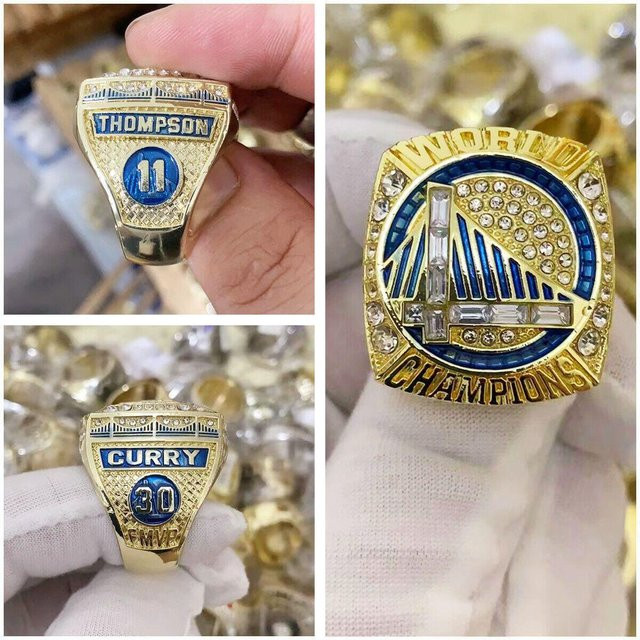 NBA Los Angeles Lakers James Meisterschaft Flip-Ring, Herren, Messing, Weiß, Zirkonia - Bild 1
