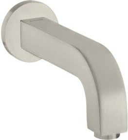 Hansgrohe Axor Citterio Wanneneinlauf in Edelstahl-Optik mit 165 mm Ausladung, Silber - Bild 1