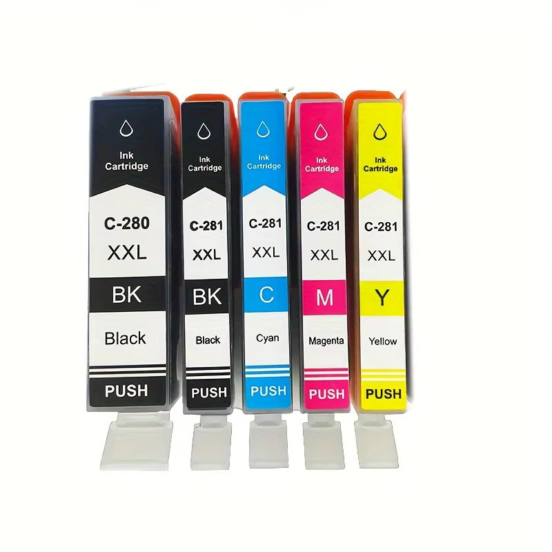 Kompatible Tintenpatronen Set für Canon PGI-280XXL und CLI-281XXL, Mehrfarbig, passend für TR8620a, TR8620, TS702a, TS9520, TS9521C, TR8520 und TS6220 - Bild 2