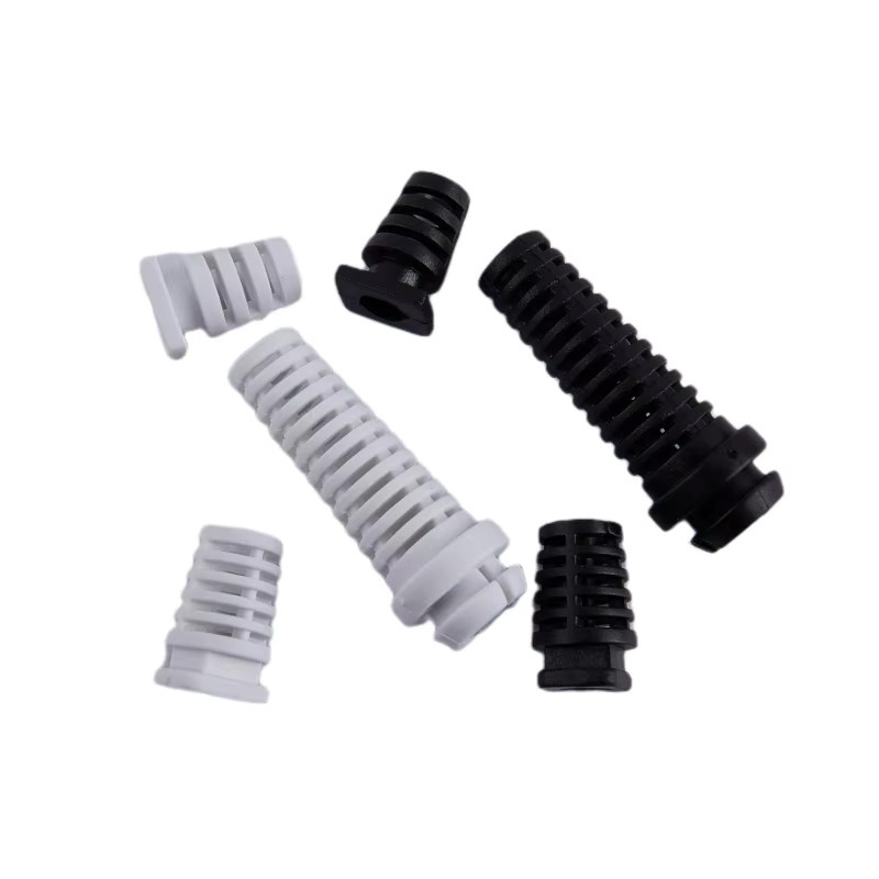 10er Set Kabelverschraubungen aus Kunststoff zur Zugentlastung und zum Kabelschutz in Schwarz (4.6mm, 5.2mm, 6mm) - Bild 2