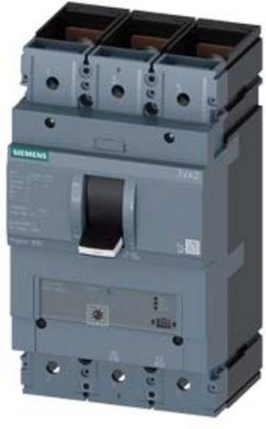 Siemens 3VA2450-7MS32-0AA0 Leistungsschalter in Grau mit einem maximalen Einstellbereich von 500A und einer maximalen Schaltspannung von 690 V/AC - Bild 1