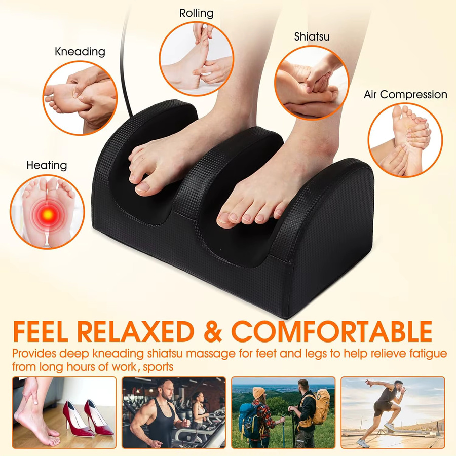 MARFLY Shiatsu Fußmassagegerät mit Wärmefunktion, Unisex - Bild 4