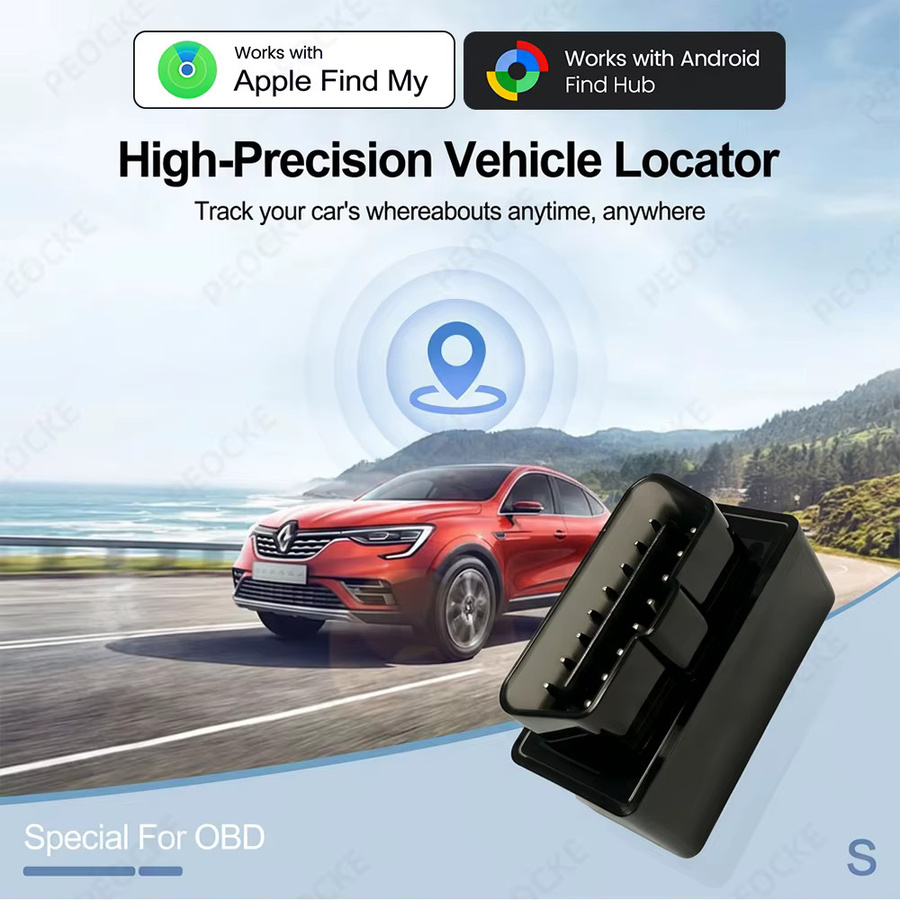 Peocke OBD Smart Car Locator Tag Schwarz – GPS Fahrzeug-Tracker kompatibel mit Apple Find My und Google Find Hub - Bild 6