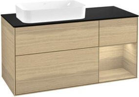 V&B Waschtischunterschrank Finion in Oak Veneer, B/T: 120 x 60 cm - Bild 1