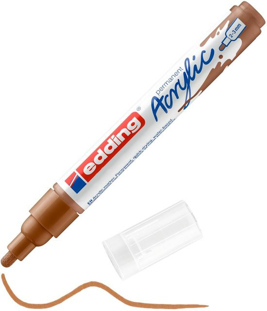 edding Acrylmarker 5100 in Braun Haselnuss - Bild 1