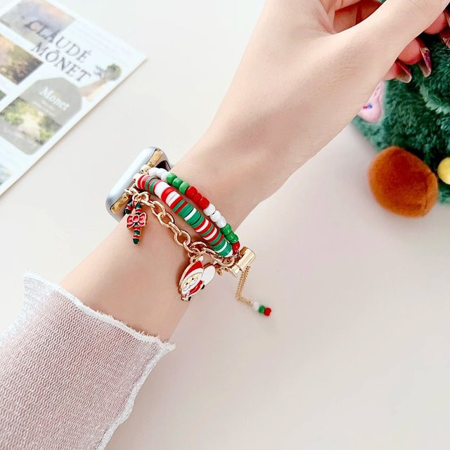 TINUORA Uhrenarmband Textil/NATO, Bunt, Weihnachten, Halloween - Bild 1