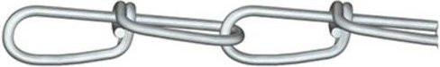 Dörner + Helmer Knotenkette aus Stahl, Silber, galvanisch verzinkt, 60 m, Kettenglied Stärke: 2,5 mm - Bild 1