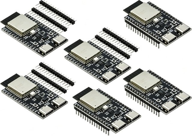 Espressif ESP32-C6-DevKitC N4R2 Entwicklungsboard mit WLAN und Bluetooth in Schwarz mit USB-C Anschluss - Bild 1