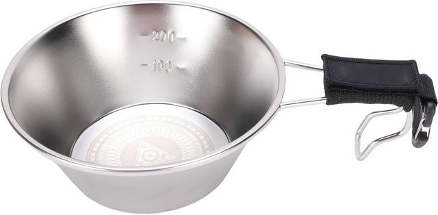 Fishine Camping Schüssel aus Edelstahl in Grau mit Griff, 250 ml - Bild 1