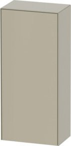 Duravit Halbhochschrank White Tulip in Weiß Matt mit Glastür, B/T/H: 40 x 24 x 88 cm - Bild 1