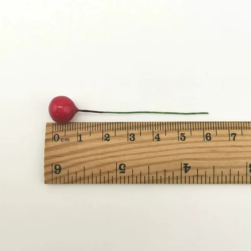 RIBBON HOUSE Bunte Mini Beeren Perlen für Weihnachten und Hochzeit, 100 Stück, Durchmesser: 6 cm, Mehrfarbig - Bild 2