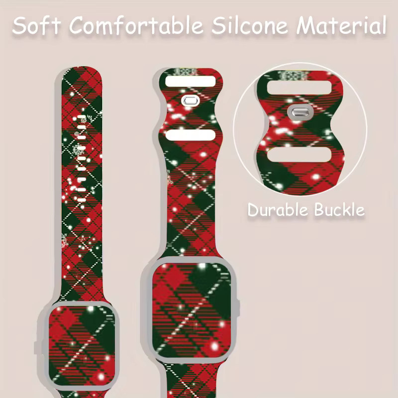 Uhrenarmband Silikon, Weihnachten, Unisex - Bild 2