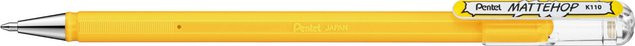 Pentel Mattehop Gelstift in Gelb - Bild 1