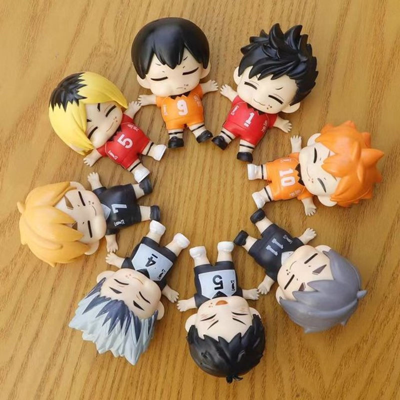Bandai Haikyuu!! Anime Figuren Set aus PVC, mehrfarbig, Dekoration für Fans - Bild 1