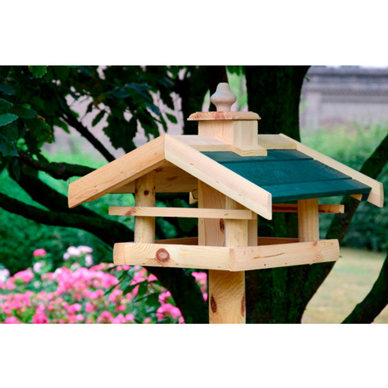 dobar Vogelfutterhaus Kulusuk für Ständermontage in Grün - Bild 6