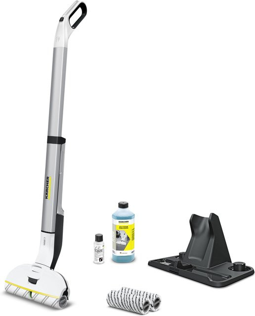 Kärcher EWM 2 Premium Bodenwischer in Silber mit Kantenreinigung und Hartboden Düse - Bild 1