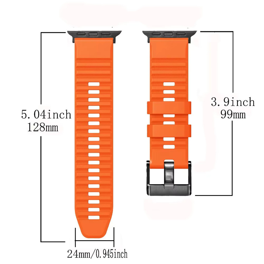 QCTOG Uhrenarmband Silikon, Bunt, Unisex - Bild 3
