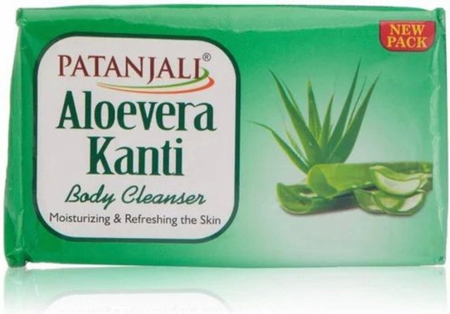 Patanjali Ayurveda-Seife Aloe Vera, Unisex - Bild 1