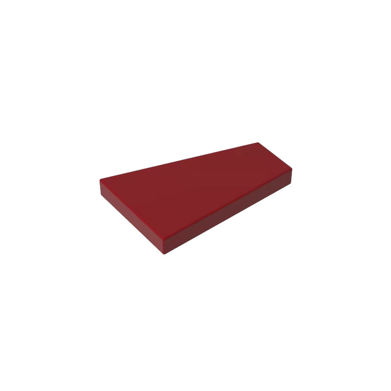 Gobricks GDS-M541 Keil-Spezialfliesensteine, 10-teiliges Set, Rot - Bild 1