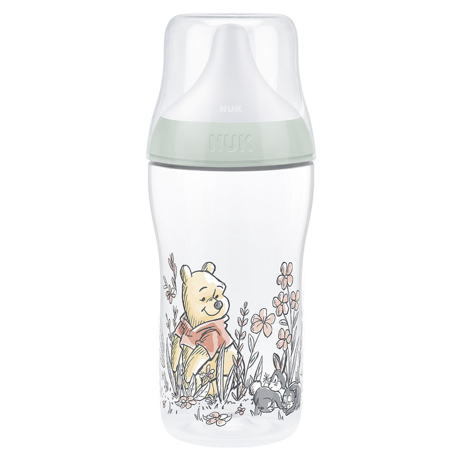 NUK PP-Flasche Perfect Match mit Silikon-Sauger Disney Winnie Pooh, Grün, 260 ml - Bild 1