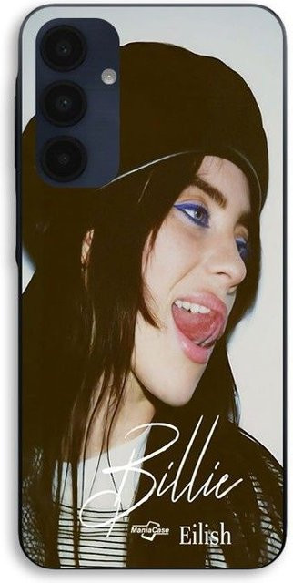 Offizielle Billie Eilish Maniacase Schutzhülle für Samsung Galaxy A16 in Schwarz - Bild 1