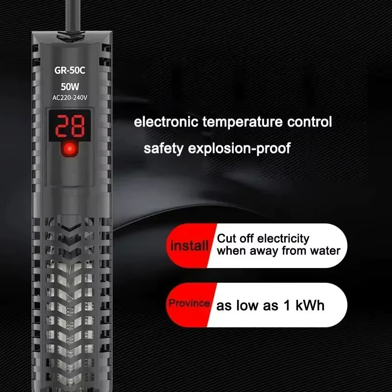 Sunsun Aquarium Taucherheizung mit digitaler LCD-Anzeige und einstellbarer Temperaturregelung 500W - Bild 2