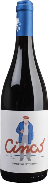 Cantina Gentili Cinco Sangiovese, Toscana IGT, trocken, Rotwein, 2024, 0,75 l - Bild 1
