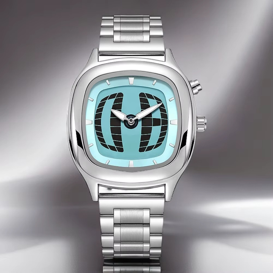 ZBJP Armbanduhr, Digitaluhr, Quarz, Edelstahl, Schwarz, Unisex - Bild 2