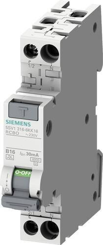 Siemens RCBO FI-Schutzschalter Leitungsschutzschalter 2polig 2A 0.03A 230V grau - Bild 1