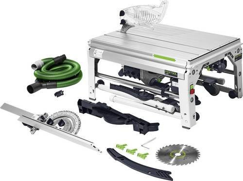 Festool PRECISIO Tisch-Zugsäge CS 70 EBG in Grau mit 2100 W und 225 mm Sägeblatt - Bild 1