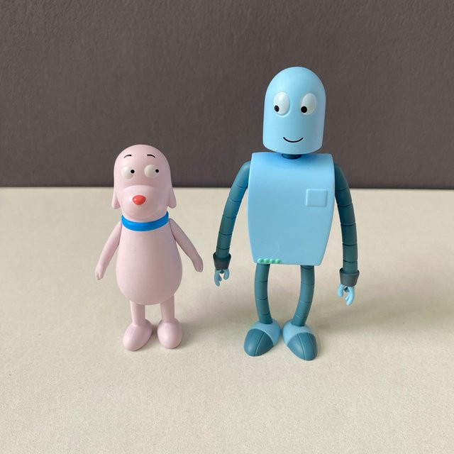 HEROCROSS Robot Dreams Dog Rolbot Action Figuren, 2-teiliges Set - Bild 1